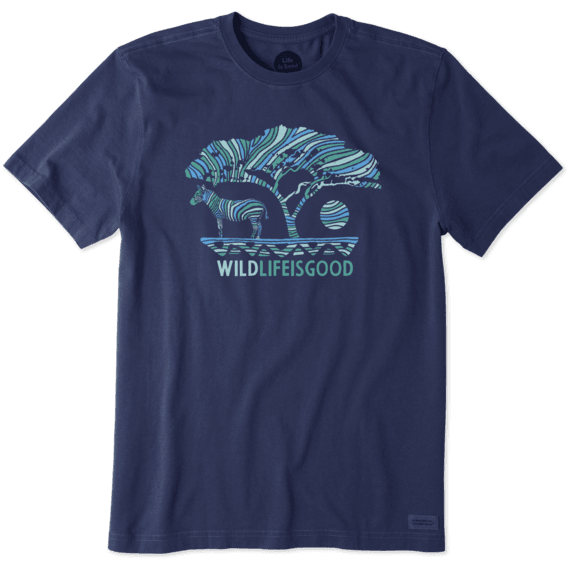 Men's Wildlife Zebra Crusher Tee Men's Wildlife Zebra Crusher Tee