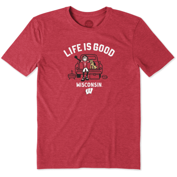 Men's Wisconsin Tailgate Jake Cool Tee Men's Wisconsin Tailgate Jake Cool Tee