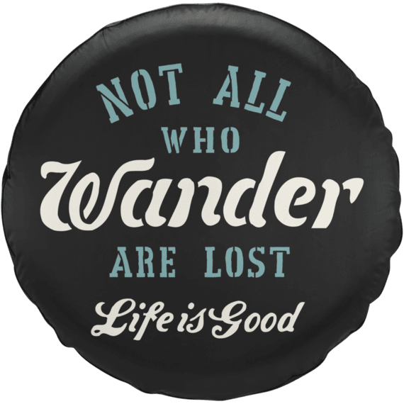 Hike More Worry Less Moutains Nature Outdoors Jeep RV Spare Tire Cover Black 33 in Silver Back Covers