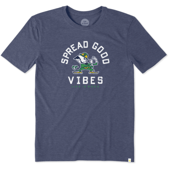 Men's Notre Dame Good Vibes Cool Tee Men's Notre Dame Good Vibes Cool Tee