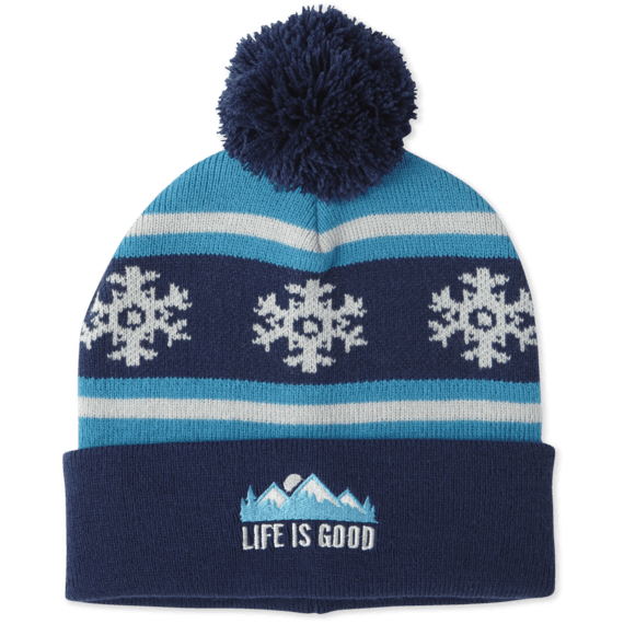 Optimistic Snowflake Pom Beanie Optimistic Snowflake Pom Beanie