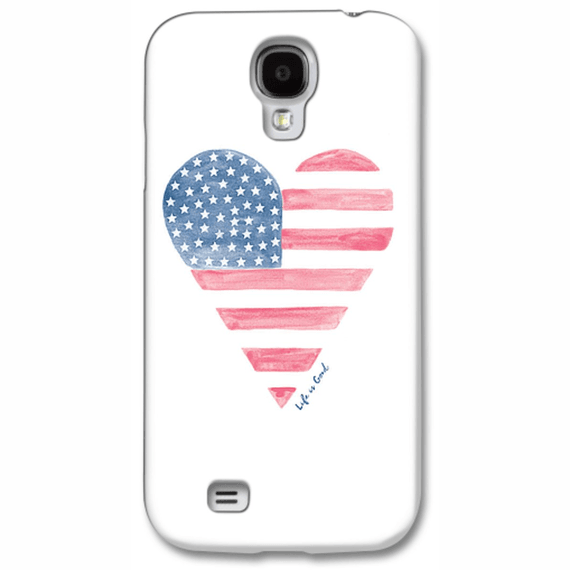 Life Is Good Heart Flag Phone Case Life Is Good Heart Flag Phone Case
