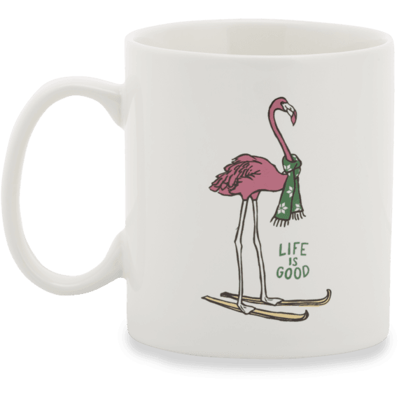 Skiing Flamingo Jakes Mug Skiing Flamingo Jakes Mug