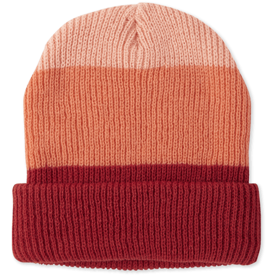 Striped No Pom Beanie Striped No Pom Beanie
