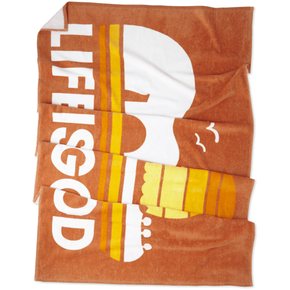 Sunset Guitar Beach Towel Sunset Guitar Beach Towel