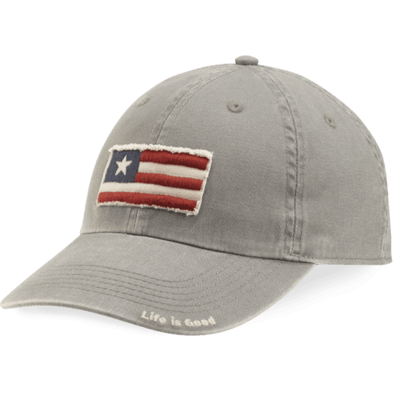 Three Stripe Flag Tattered Chill Cap Three Stripe Flag Tattered Chill Cap