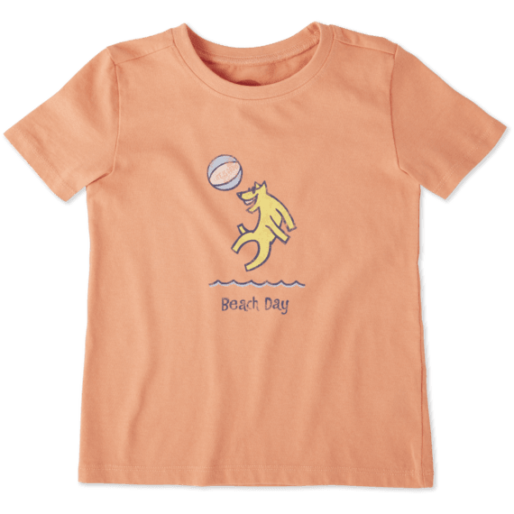 Toddlers Beach Day Crusher Tee Crew Toddlers Beach Day Crusher Tee Crew