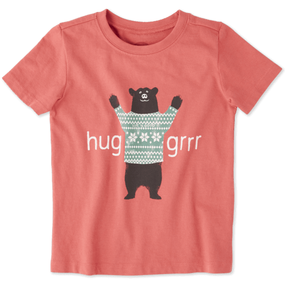 Toddlers Hug Grrr Crusher Tee Toddlers Hug Grrr Crusher Tee