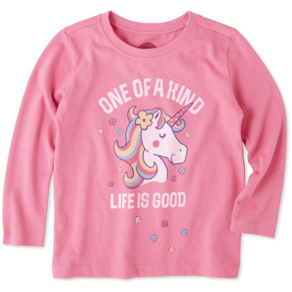 Toddlers One Of A Kind Long Sleeve Crusher Tee Toddlers One Of A Kind Long Sleeve Crusher Tee