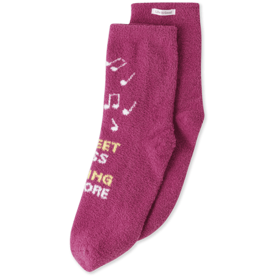 Tweet Less Sing More Snuggle Socks Tweet Less Sing More Snuggle Socks