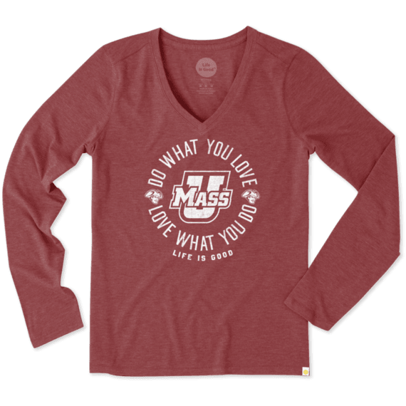 Women's UMass Do What You Love Long Sleeve Cool Vee Women's UMass Do What You Love Long Sleeve Cool Vee