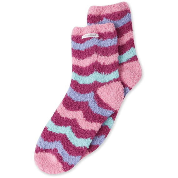 Wave Pattern Snuggle Socks Wave Pattern Snuggle Socks