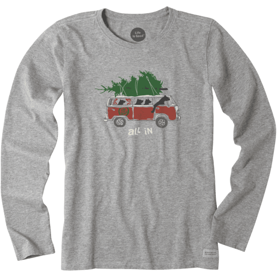 Women's All In Van Long Sleeve Crusher Tee Women's All In Van Long Sleeve Crusher Tee