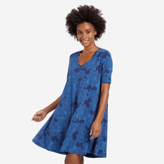 Women's All Over Mandala Swing Dress Women's All Over Mandala Swing Dress