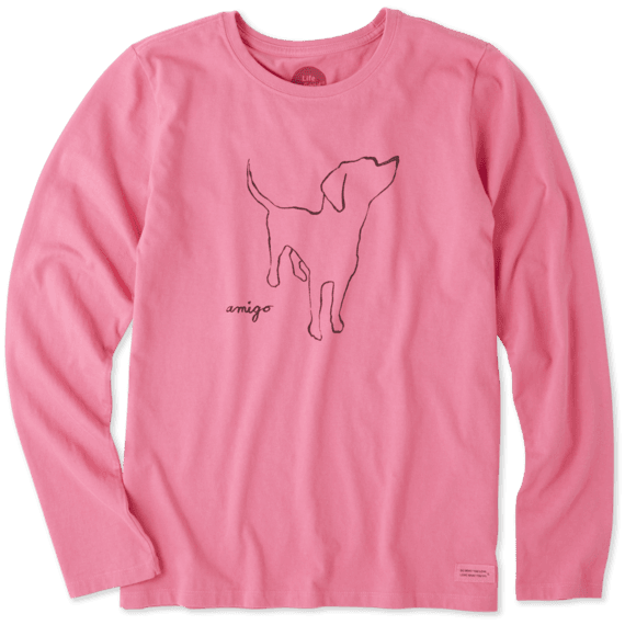 Women's Amigo Long Sleeve Crusher Tee Women's Amigo Long Sleeve Crusher Tee