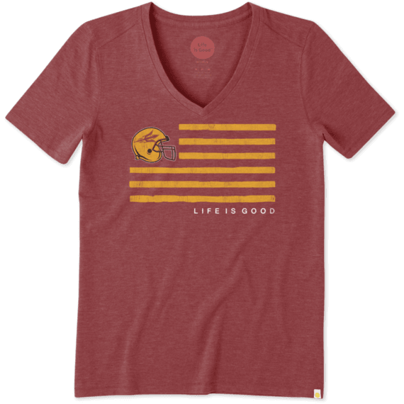 Women's Arizona State Flag Cool Vee Women's Arizona State Flag Cool Vee
