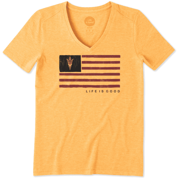 Women's Arizona State Team Flag Cool Vee Women's Arizona State Team Flag Cool Vee