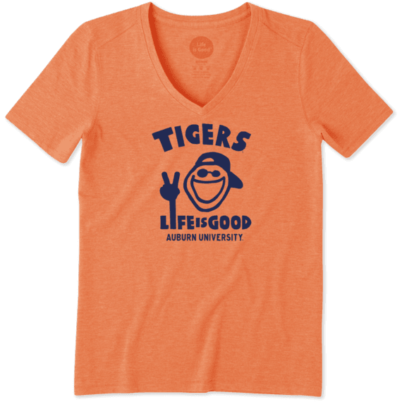 Women's Auburn Tigers Jake Peace Cool Vee Women's Auburn Tigers Jake Peace Cool Vee
