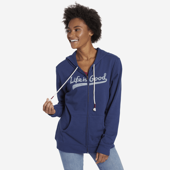 Women's Ballyard Script Simply True Zip Hoodie Women's Ballyard Script Simply True Zip Hoodie