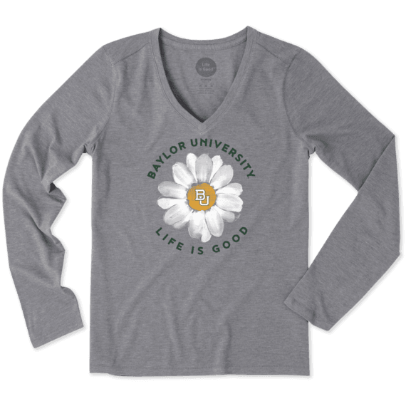 Women's Baylor Daisy Long Sleeve Cool Vee Women's Baylor Daisy Long Sleeve Cool Vee