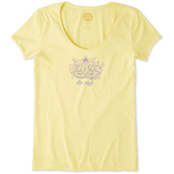 Women's Be Kind Lotus Smooth Scoop Tee Women's Be Kind Lotus Smooth Scoop Tee