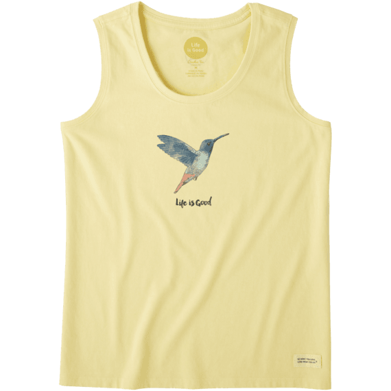 Women's Beautiful Hummingbird Crusher Scoop Tank Women's Beautiful Hummingbird Crusher Scoop Tank