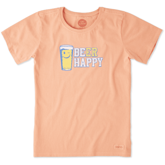 Women's Beer Happy Crusher Tee Women's Beer Happy Crusher Tee