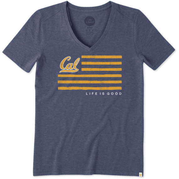 Women's Berkeley Flag Cool Vee Women's Berkeley Flag Cool Vee