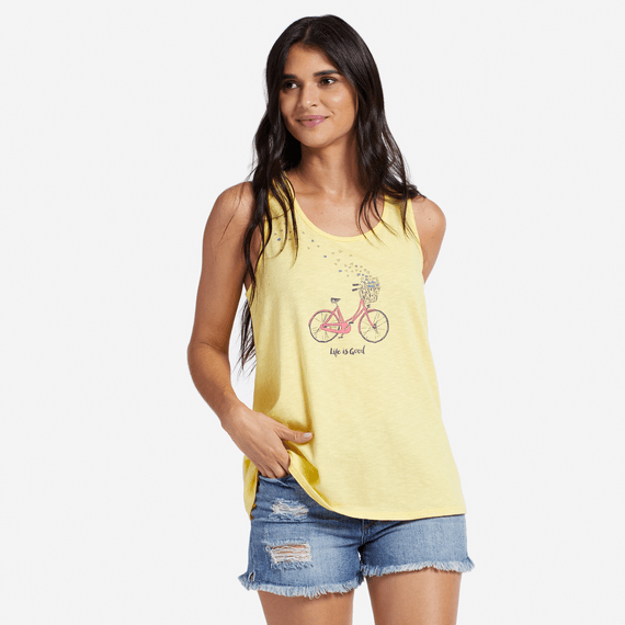 Women's Bike Delivering Love Breezy Scoop Tank Women's Bike Delivering Love Breezy Scoop Tank
