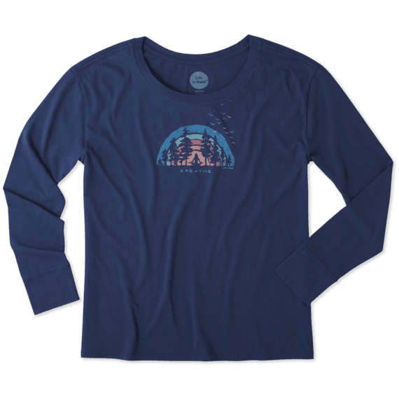 Women's Breathe Yogi Long Sleeve Breezy Tee Women's Breathe Yogi Long Sleeve Breezy Tee