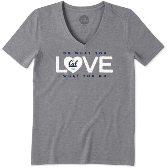 Women's California DWYL Heart Cool Vee Women's California DWYL Heart Cool Vee