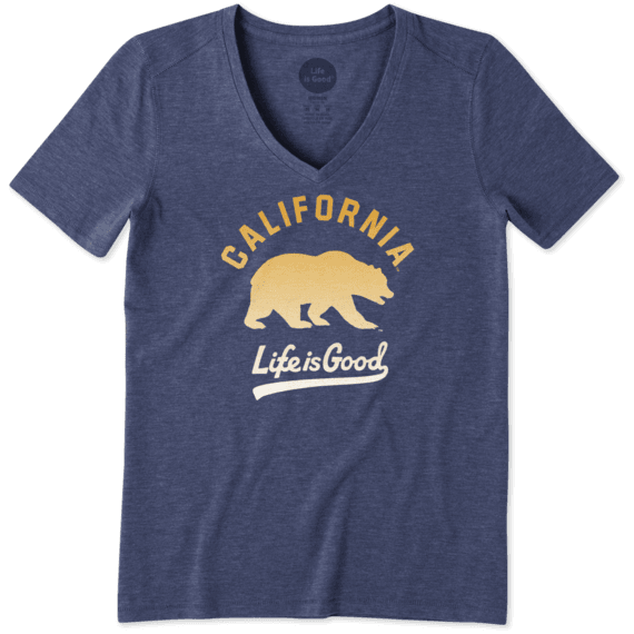 Women's California Golden Bears Gradient Tailwhip Cool Vee Women's California Golden Bears Gradient Tailwhip Cool Vee