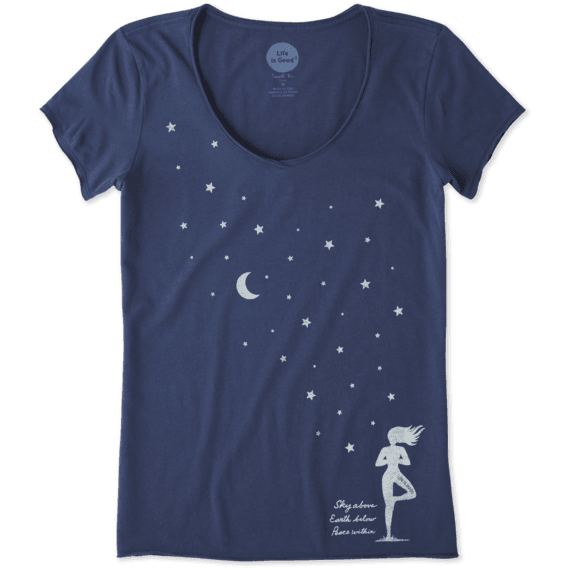 Women's Celestial Yoga Smooth Scoop Tee Women's Celestial Yoga Smooth Scoop Tee