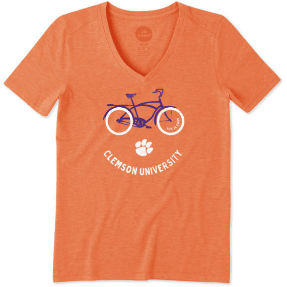 Women's Clemson Beach Cruiser Cool Vee Women's Clemson Beach Cruiser Cool Vee