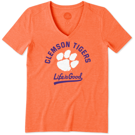 Women's Clemson Tigers Gradient Tailwhip Cool Vee Women's Clemson Tigers Gradient Tailwhip Cool Vee
