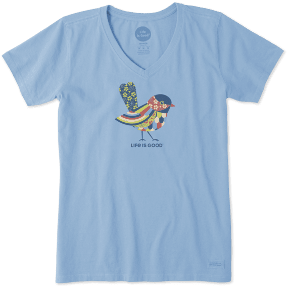 Women's Colorful Bird Crusher Vee Women's Colorful Bird Crusher Vee