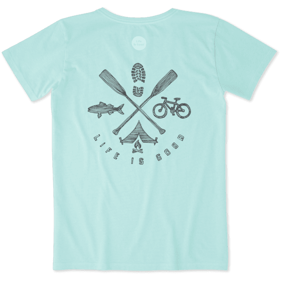 Women's Crossed Oars Crusher Vee Women's Crossed Oars Crusher Vee