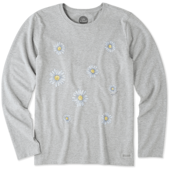 Women's Daisies Galore Long Sleeve Crusher Tee Women's Daisies Galore Long Sleeve Crusher Tee