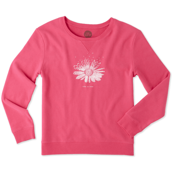 Women's Daisy Hearts Go-To Crew Women's Daisy Hearts Go-To Crew