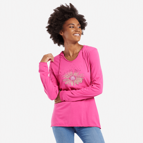 Women's Daisy Love Hooded Smooth Tee Women's Daisy Love Hooded Smooth Tee