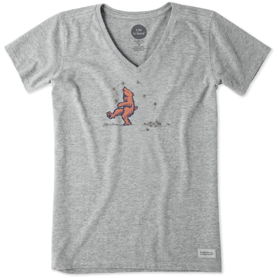 Women's Dancing Bear Crusher Vee Women's Dancing Bear Crusher Vee