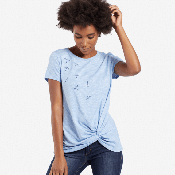 Women's Dragonfly Cascade Twist Tee Women's Dragonfly Cascade Twist Tee
