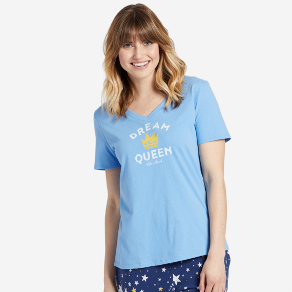 Women's Dream Queen Snuggle Up Sleep Vee Women's Dream Queen Snuggle Up Sleep Vee