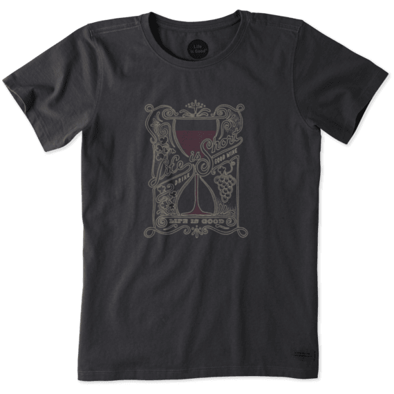 Women's Drink Good Wine Crusher Tee Women's Drink Good Wine Crusher Tee