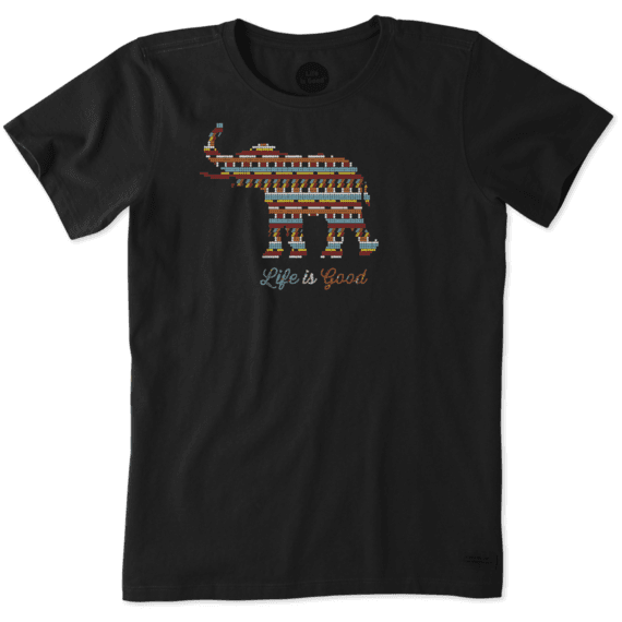Women's Elephant Beads Crusher Tee Women's Elephant Beads Crusher Tee