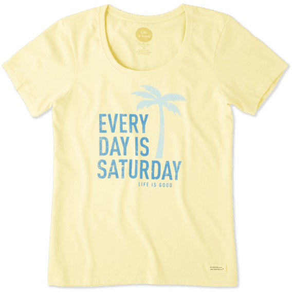 Women's Every Day Is Saturday Crusher Scoop Neck Tee Women's Every Day Is Saturday Crusher Scoop Neck Tee