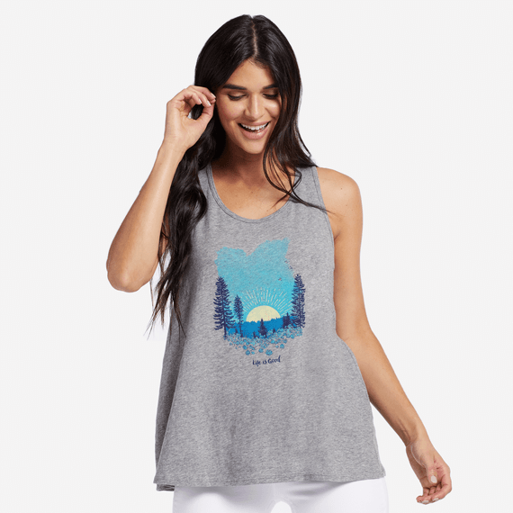 Women's Field of Wildflowers Breezy Scoop Tank Women's Field of Wildflowers Breezy Scoop Tank