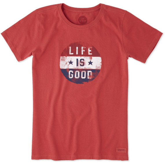 Women's Flag Circle Crusher Tee Women's Flag Circle Crusher Tee