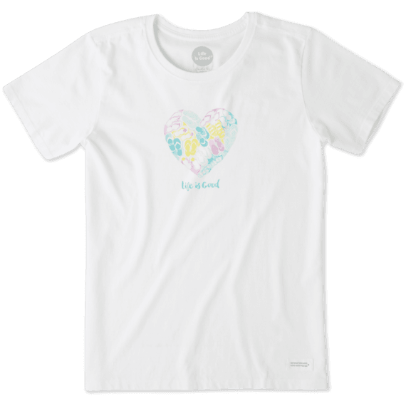Women's Flip Flop Heart Crusher Tee Women's Flip Flop Heart Crusher Tee