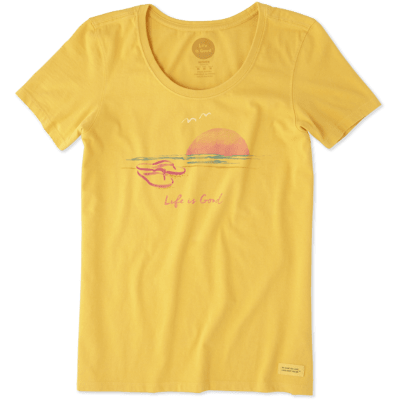 Women's Flip Flops Crusher Scoop Neck Tee Women's Flip Flops Crusher Scoop Neck Tee